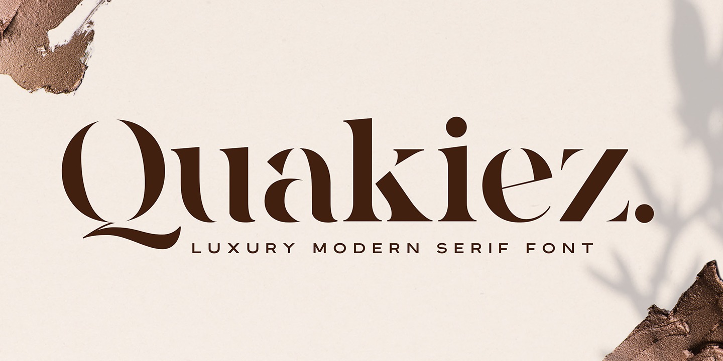 Quakiez Font preview